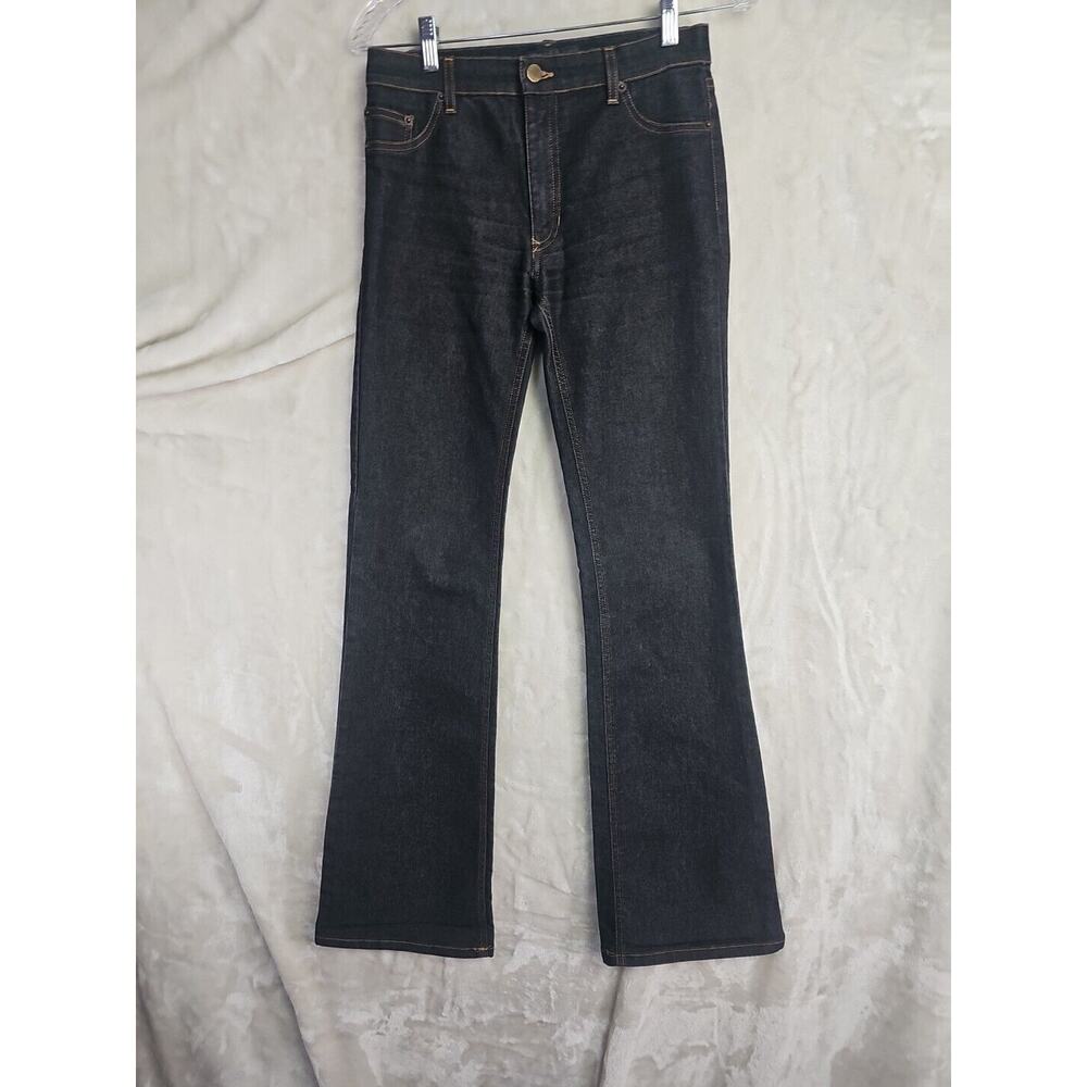 Roccobarocco Women's Jeans Boot Cut Stretch Dark Blue Denim 28x33. See Pics
